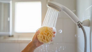 Nettoyer un receveur en résine blanche sans frotter